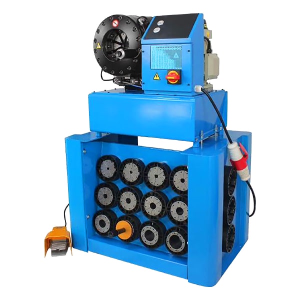 Máquina para rensar mangueras hidraulicas